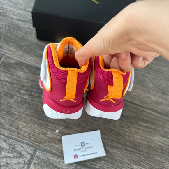 Brand New Air Jordan Pro Strong “Cardinal Red” Toddler/Baby Shoes - Picture 8 of 12